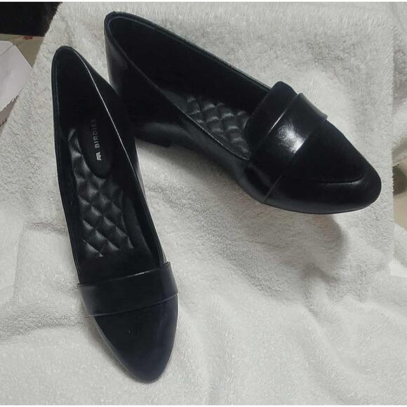 Women's Birdies Blackbird Leather Loafer Flat in Licorice sz 9 Preppy Minimalist - Picture 4 of 8